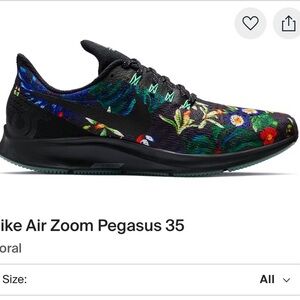 Nike Air Zoom Pegasus 35 Floral Size 11